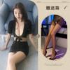 Uniforme Sexy Rojo para Mujer, Ajustado a la Cadera Ol Secretaria Maestra Apasionado Conjunto de Sujetador, Lencería Erótica para Pechos Pequeños, Discoteca 1015