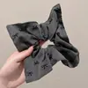 Pañuelo cuadrado estilo casual, scrunchie, lazo de encaje para el pelo, diadema dulce, accesorio para el cabello de alta gama a la moda para mujeres