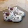 Nuevos Zapatos de Argán para Niños Primavera/Verano 2026 Transpirables Convenientes Parche de Velcro Patchwork de Moda Trendy Casual Zapatos Deportivos