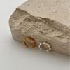 Corea del Sur Dongdaemun Jarrón Pendientes de Nicho Sin Agujeros en las Orejas Pinza de Oreja Avanzada Plata 925 Elegante Moda Versátil