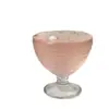 Vaso Alto de Cristal para Postre de Helado Vaso de Helado Bebida Fría Pudín de Frutas Batido Postre Yogur Bol de Helado