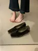 Versión de piel de oveja~ Zapatos de gamuza retro casual minimalistas versátiles zapatos de vestir para mujer moda nicho cómodos para los pies trayecto al trabajo tacón bajo zapatos de vestir