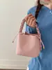Bolso Cubo Transfronterizo Exquisito de Nicho Ultra-Popular para Mujer 2026 Nuevo Bolso Versátil con Acabado de Alta Gama, Bolso de Hombro y Cruzado