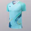 Nuevos uniformes de bádminton para hombres y mujeres, ropa deportiva de verano, tops de competición, manga corta, ropa de entrenamiento de secado rápido para estudiantes y niños 6686