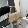 Bolso de mano de diseño de nicho para mujer, novedad de verano 2025, sencillo y elegante, bolso de hombro, bolso cruzado para uso diario, bolso de mujer combinable.