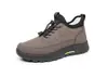 Zapatos de Algodón para Hombre Invierno Nuevo Estilo Impermeables Cálidos Suela Gruesa Zapatos de Hombre Casual Botas de Algodón Engrosadas con Felpa Protección contra el Frío Cómodos Botas de Nieve