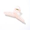 Pinza de tiburón esmerilado, pinza transparente para el cabello, horquilla para la parte posterior de la cabeza femenina, pinza cuadrada grande para el cabello, pinza para el cabello con cabeza plana, tocado