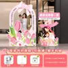 Cenário de Dia das Mães Decoração de Shopping Ponto de Check-in para Fotos do Dia das Mães Evento Temático Conjunto Completo Painel de Fundo Placa de KT