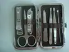 Amazon Transfronterizo Creativo Nuevo Set de Manicura de Acero Inoxidable Set de 7 Piezas/Set de Manicura DIY Mini Set de Belleza