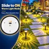 Lâmpada LED Solar para Jardim de Villa, à Prova de Chuva, com Haste de Inserção no Gramado, Lâmpada de Grama, Lâmpada Decorativa Externa