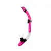 Tubo de Snorkel Profesional con Estructura Totalmente Seca, Boquilla de Silicona Antiahogo, Universal para Adultos, Tubo de Respiración para Natación y Buceo