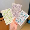 Desenho Animado Infantil Borboleta com Adesivos de Diamante Adesivos de Rosto para Concerto Autoadesivos Sem Adesivo Adereços de Maquiagem para Apresentação de Palco de Meninas
