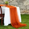 Bandeira de mesa de fio de beleza cortina gaze decoração de casamento ao ar livre aniversário layout de hotel chifon fábrica de fio Bali atacado
