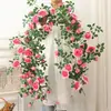 Flores Artificiais para Decoração de Cabeceira, Arranjo de Quarto de Casamento, Trepadeiras de Flores Decorativas, Sofá de Quarto de Casa Nova, Trepadeiras de Flores Artificiais para Casamento