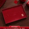 Juego de Tazas de Té Gaiwan Rojas, Utensilios de Té, Caja de Regalo de Boda, Artículos de Dote