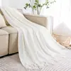 Manta em Forma de Diamante, Manta de Cama de Luxo para Pousadas, Manta de Cobertura Tricotada, Manta para Soneca, Manta para Ar Condicionado, Cobertura Quente e Macia para Pernas, Manta de Sofá