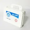Caja de plástico pp puede contener accesorios de primeros auxilios familiar montada en pared de alta resistencia portátil vacía caja de emergencia en lugares públicos