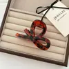 Pinza para el Cabello Casual con Lazo Medio Atado, Pinza para el Cabello Femenina y de Alta Gama, Pinza de Tiburón Pequeña Tocado para el Cabello en la Parte Posterior de la Cabeza