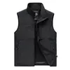 Chaleco Casual de Primavera y Otoño 2020 para Hombre, Holgado, Talla Grande, Color Sólido, sin Mangas, de Secado Rápido para Exteriores, Chaleco para Pesca y Fotografía para Hombre