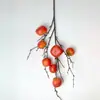 Flores Artificiales Doradas, Arreglo Floral de Cubeta de Bendición de Año Nuevo, Material Floral para Salón de Bodas de Eucalipto y Frutos de Acebo, Adornos Chinos