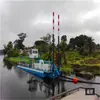 Barco de dragado de ríos y lagos Draga de succión con fresa a gran escala Bomba de arena ensamblada Equipada con barco ancla