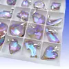 [Pedido Mínimo de 1 Peça] Pingente de Cristal Acessórios para Joias DIY Galvanoplastia Colar Colar para Mulheres Brincos Pulseira Acessórios com Contas