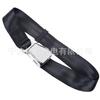 Extensor de cinto de segurança com fivela de avião, cabeça de fivela de aço, extensor ajustável, corda extensora, extensor para chefe gordo