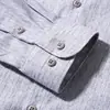 Recomendação Mais Vendida: Tecido Tingido em Fio de Alta Qualidade Estilo Leve para Negócios Camisa Fashionável de Manga Longa Chuva de Meteoros para Homens