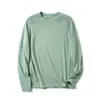 Camiseta Interior Térmica de Rayos Infrarrojos Lejanos para Exteriores Yishe, Absorbe la Humedad, Alta Elasticidad, Tejido Cepillado, Camiseta de Manga Larga para Hombre Otoño-Invierno