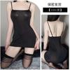 Gato Astuto Sexy Nueva Llegada Falda Lencera de Seda de Hielo Ropa Interior Sexy Seductora Traje de Neopreno Helado Vestido para Mujer