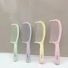 Nuevo peine para cabello largo de mujer, peine para coleta de uso doméstico, peine de plástico para alisar el cabello, peine alisador portátil lindo para niñas