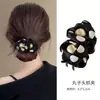 Presilha de Cabelo Simples com Pérolas para Mulheres, Grampo de Cabelo de Alto Padrão Novo Estilo 2026, Acessório de Cabelo Antiderrapante, Modelador de Coque para a Parte de Trás da Cabeça