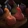 Molde de silicona para vela de yeso con aromaterapia de Halloween con forma de calabaza 3D de cristal epoxi de Yu Meiren