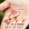 Anillo Giratorio de Plata Tailandesa para Alivio de la Ansiedad, Anillo para el Dedo Índice con Múltiples Círculos y Cuentas de la Suerte, Moda Estilo Coreano, Regalo de Moda para Mejores Amigos
