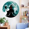 Fanxi nueva serie de luna luminosa de Halloween Bad Woman Halloween pegatinas decorativas de pared Q010