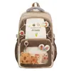 Mochila Escolar Fofa para Alunos do Ensino Fundamental, Ita Bag Estilo Japonês, Grande Capacidade, Alto Valor Estético, Mochila de Estudante, Mochila Transparente para Faculdade