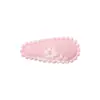 Grampo de Cabelo Pequeno de Tecido Feito à Mão para Crianças da Amazon, Presilha de Gota d'Água, Grampo de Cabelo Estampado, Presilha Lateral para Franja, Acessórios de Cabelo 3629