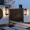 Lámpara de pared exterior impermeable lámpara de patio lámpara de poste para balcón villa jardín pabellón puerta principal terraza pasillo luminarias de exterior