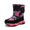 Botas de Neve Infantis 2026 Estilo Novo de Inverno Mais Veludo Quente Crianças Médias e Grandes Sapatos de Algodão Botas de Cano Alto Camufladas Venda Quente Transfronteiriça