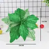 Las Muestras de Flores Navideñas se fotografían especialmente con diversas especificaciones y se pueden combinar con cualquier decoración navideña.. el Fabricante Original Admite Procesamiento Personalizado