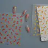 Nuevas Pegatinas para Uñas de Carpa de la Suerte Tridimensionales, Llenas de Fortuna, Pegatinas Adhesivas para Uñas con Foil Dorado, Decoraciones para Teléfono y iPad