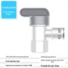 Conector rápido para purificador de água 2 pontos 3 pontos conversão máquina de água pura conexões de tubo de água conector rápido roscado atacado válvula de esfera de três vias