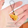 Mismo Estilo que el Lingote Atractor de Fortuna Chapado en Oro, Calabaza, Amuleto de la Suerte, Bestia Tragadora de Oro, Loto, Colgante para Teléfono de Animal del Zodiaco de la Tienda Puzuo Gold