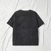 Camiseta de Manga Corta de Algodón Puro, Estilo Coreano Holgada, Marca de Moda para Mujer, Nuevo Modelo de Verano con Diseño Vintage Lavado, Top Básico
