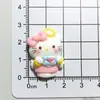 Ángel Animal Lindo Dibujo Animado Resina Joyería Pequeños Accesorios DIY Funda de Teléfono Móvil Material de Pasador de Pelo Hecho a Mano para Niños Venta al por Mayor