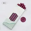 Bastões de lacre de cera para atacado, embalados com 5 bastões por caixa, bastões de cera redondos, material ecológico, para selar envelopes, com uma textura fina e lisa