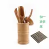 Pinças de Chá de Bambu Acessórios para Conjunto de Chá Japonês Pinças Seis Cavalheiros Cerimônia do Chá Clipe para Xícara de Chá Conjunto de 6 Peças Ornamento de Barril Fábrica de Tecidos