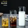 Vaso cuadrado, ligero, de vidrio de paredes rectas, vaso de cóctel, vaso simple para bebidas largas, vaso Collins, vaso para jugo, vaso de agua de paredes rectas, bar