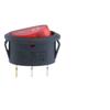 Interruptor con Forma de Barco Leci6A250V 2 Posiciones 3 Pines Rs601E Balancín Ovalado 17*25mm Fuente de Alimentación Marina Interruptor con Forma de Barco