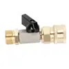 Hidrolavadora Máquina para Lavar Autos Pistola de Agua Tubería de Agua Acero Inoxidable Válvula de Interruptor 3/8 Macho y Hembra Tubería de Aire Pequeña 1/4 Hembra